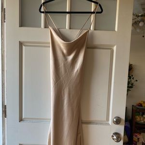 Show Me Your Mumu Verona Champagne Satin Size Small